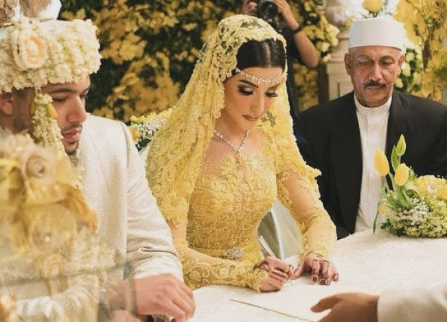 Pernikahan Ahmad Assegaf dan Tasya Farasya (instagram)